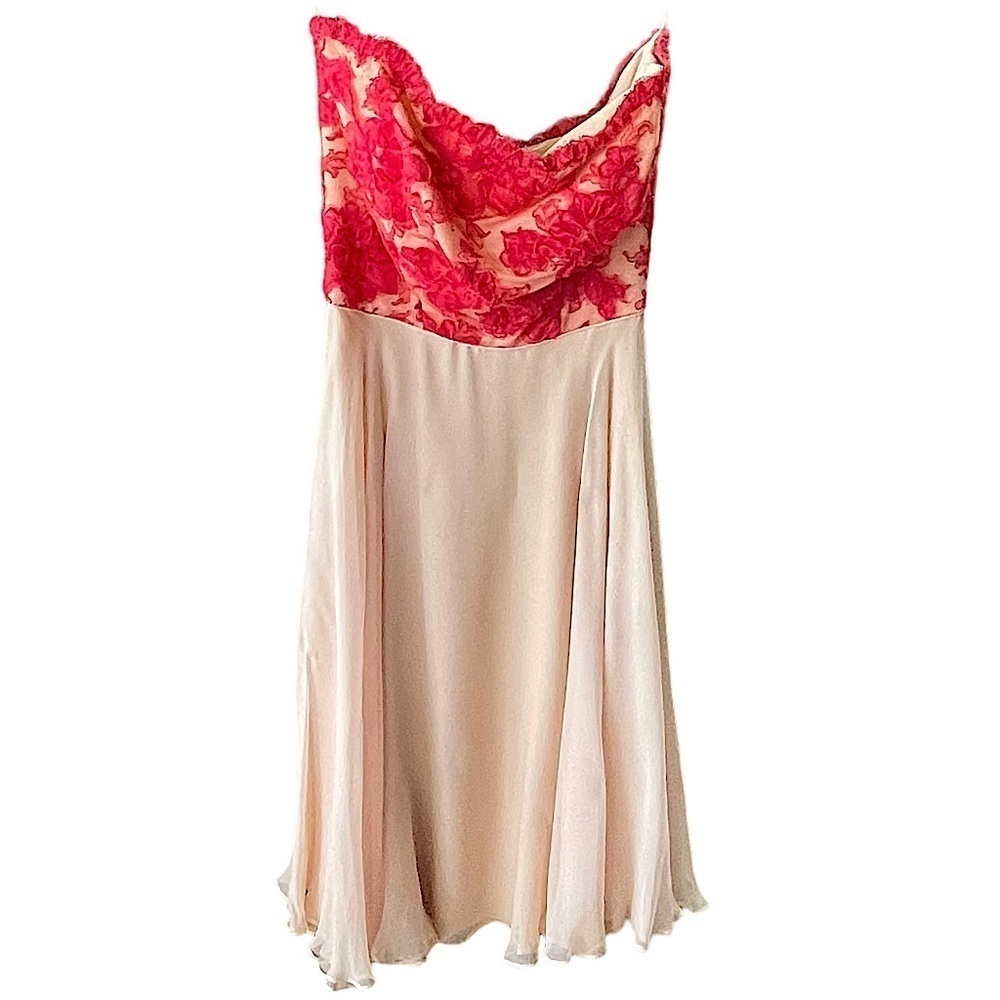 CLIFTON Wilhite Dallas Vintage Strapless Cocktail Dress Size 8